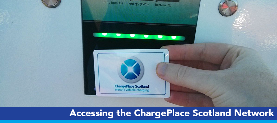 Accessing the ChargePlace Scotland network