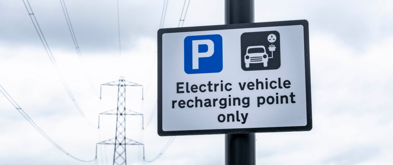 Falkirk charging signage Charge Place Scotland