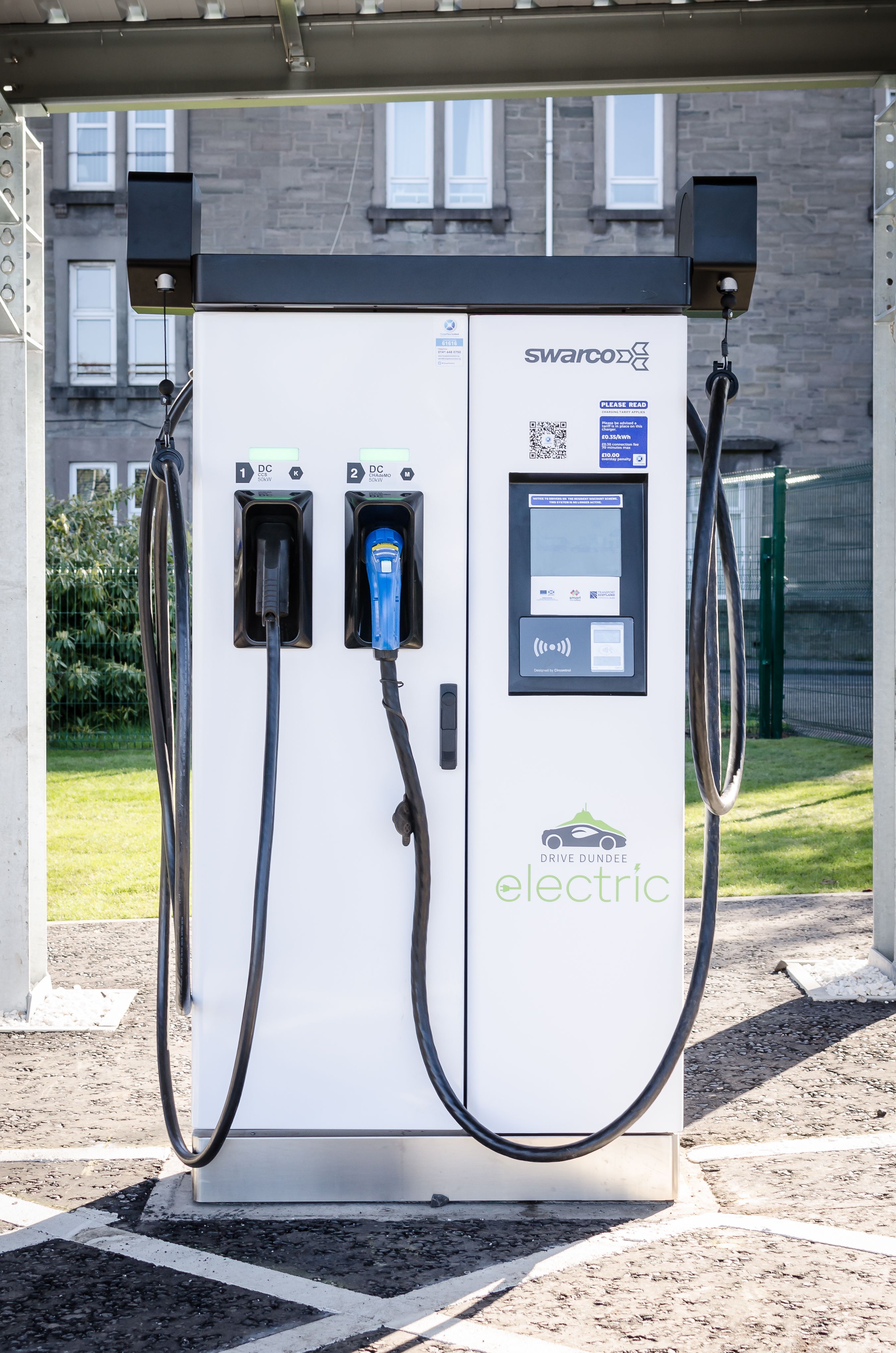 EV Charging Oasis Opens in Dundee Charge Place Scotland